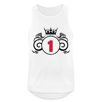 Coat of arms 1 - Men's Breathable Tank Top - white - Front - Nick (188cm)
