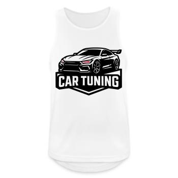 Auto Tuning - Männer Tank Top atmungsaktiv - Weiß - Vorne - Nick (188cm)