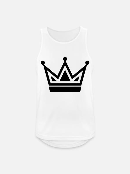 crown8 - Men's Breathable Tank Top - white