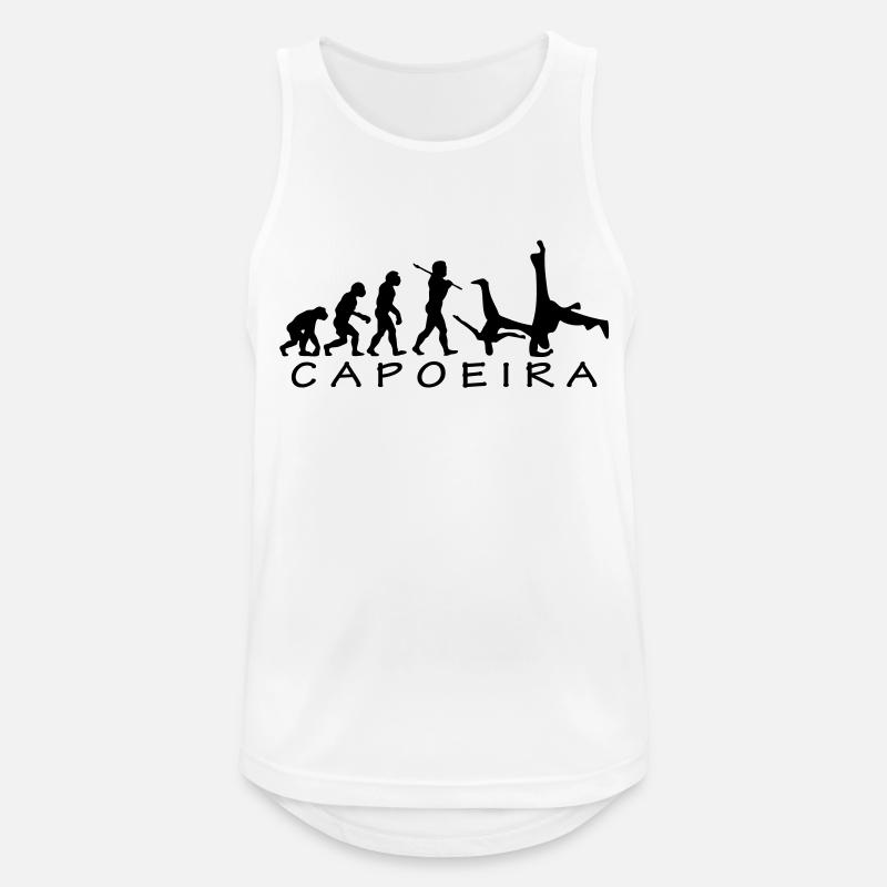 Capoeira Evolution - Men's Breathable Tank Top - white