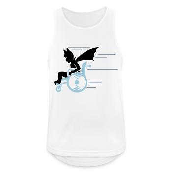 senior superhero (3c) - Men's Breathable Tank Top - white - Front - Nick (188cm)