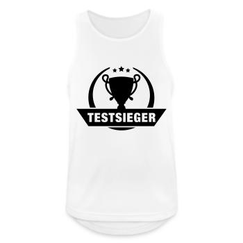 testsieger_f1 - Débardeur respirant Homme - blanc - Devant - Nick (188cm)