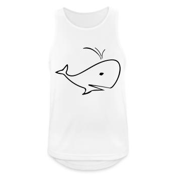 Baleine - Débardeur respirant Homme - blanc - Devant - Nick (188cm)