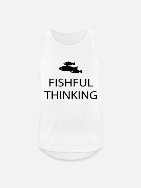 angling - Men's Breathable Tank Top - white