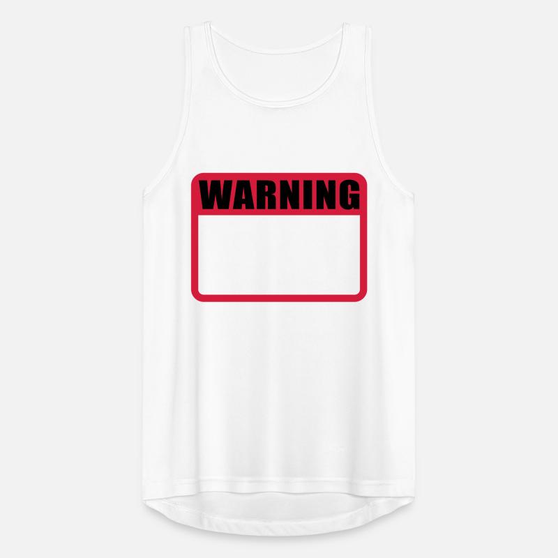 Warning Shield Warning Warning Shield Vector Men's Breathable Tank Top