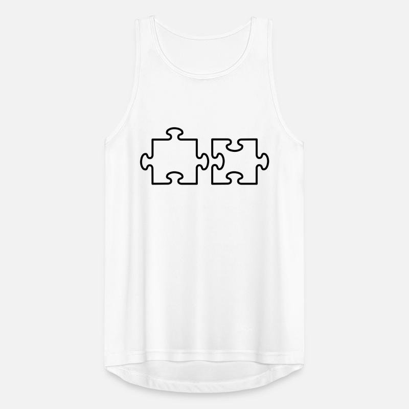 2 Puzzle Teile Männer Tank Top atmungsaktiv