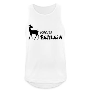 Deer fawn fawn fawn shy shy wild animal - Men's Breathable Tank Top - white - Front - Nick (188cm)