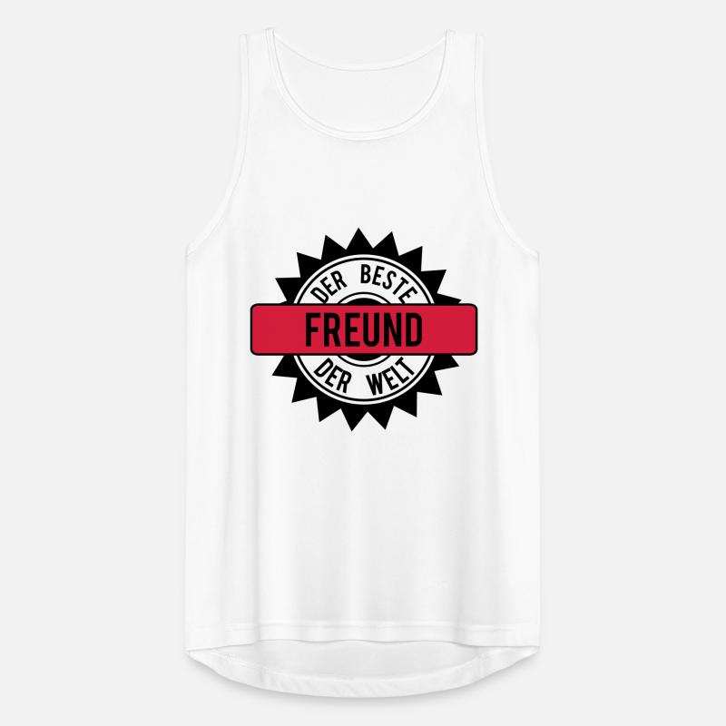 der beste freund 2c Männer Tank Top atmungsaktiv