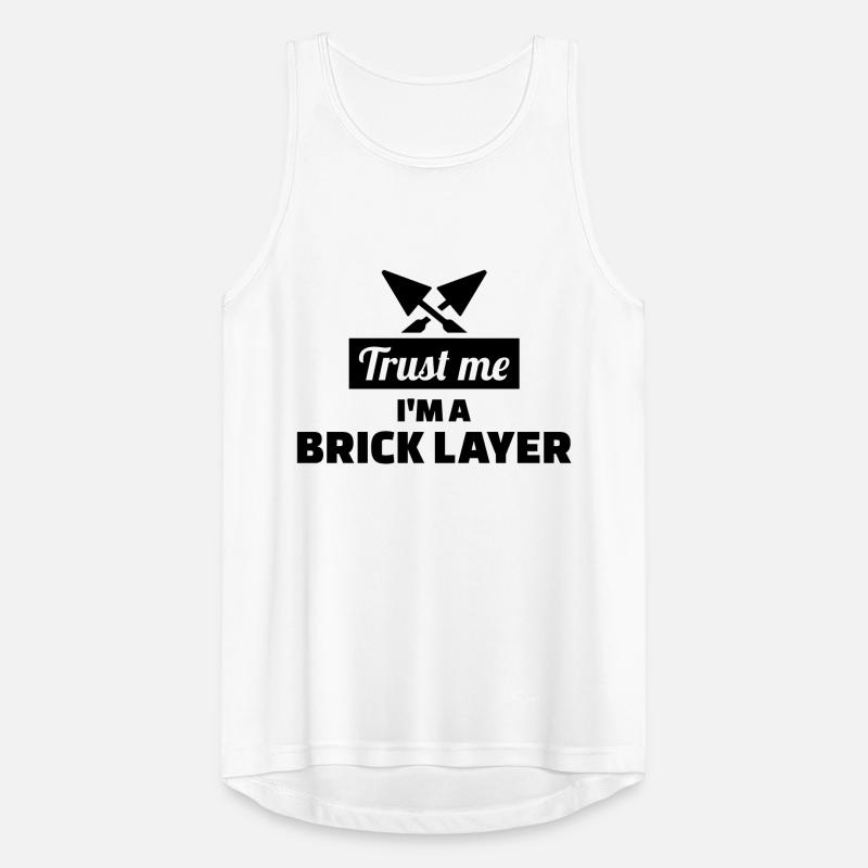 Brick layer Men's Breathable Tank Top