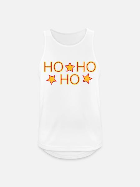 HO HO HO - Men's Breathable Tank Top - white