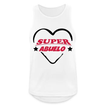 PAPI GRANDPY GRANDPA GRANFATHER OPA ABUELO - Men's Breathable Tank Top - white - Front - Nick (188cm)