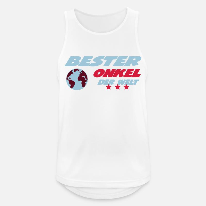 Bester ONKEL der welt - Men's Breathable Tank Top - white