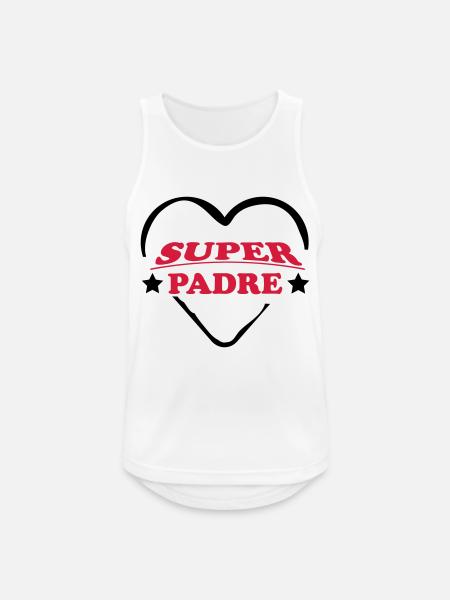 PAPA VATI DAD PADRE - Men's Breathable Tank Top - white