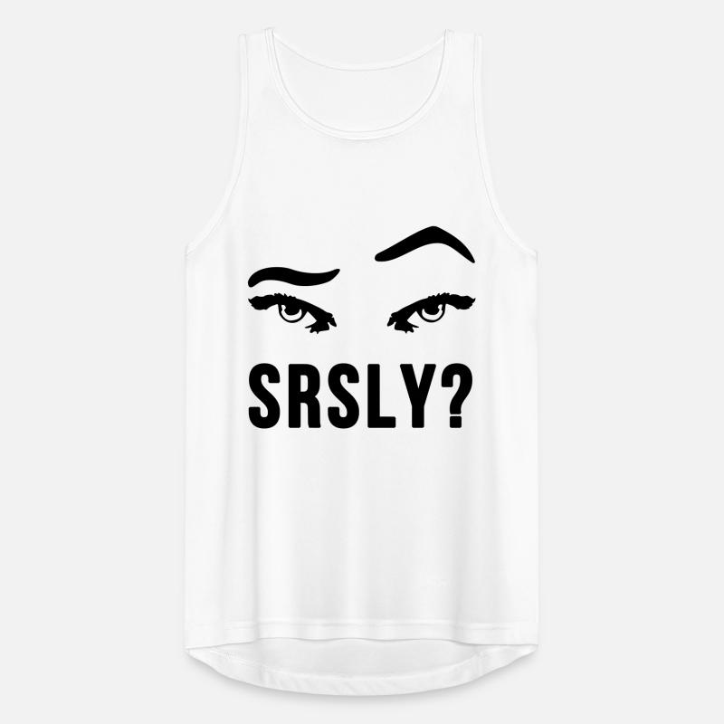 Seriously Seriously skeptical eyebrow gift Men's Breathable Tank Top