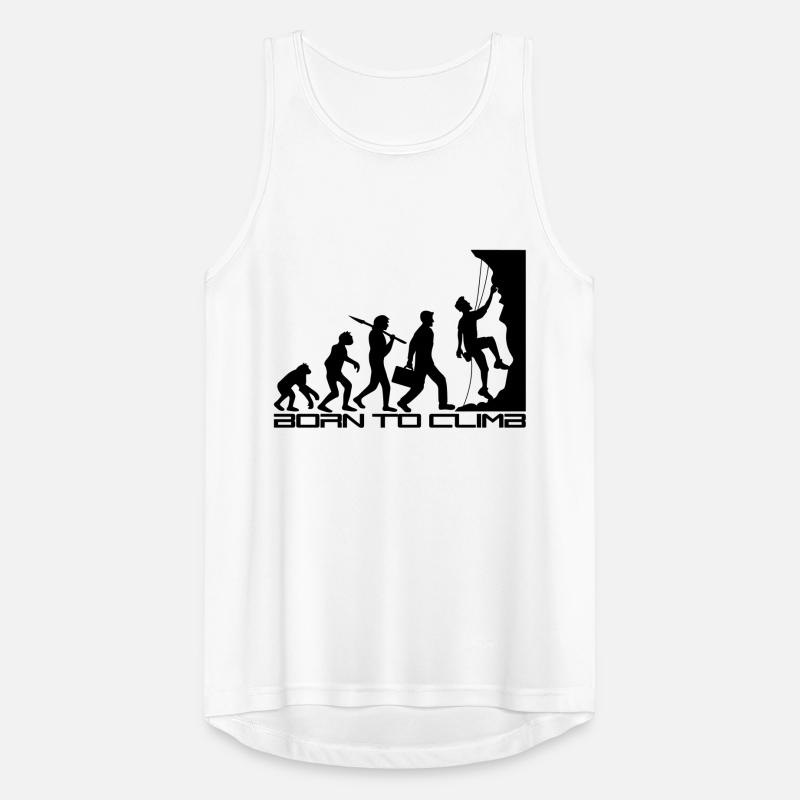 born to climb evolution evolution born steep Men's Breathable Tank Top