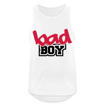 Bad Boy - Débardeur respirant Homme - blanc - Devant - Nick (188cm)