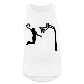Basketball - Débardeur respirant Homme - blanc - Devant - Nick (188cm)