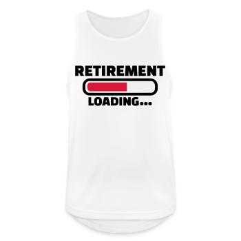 Rente - Männer Tank Top atmungsaktiv - Weiß - Vorne - Nick (188cm)
