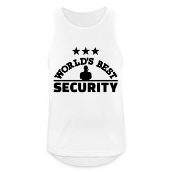 Security - Men's Breathable Tank Top - white - Front - Nick (188cm)