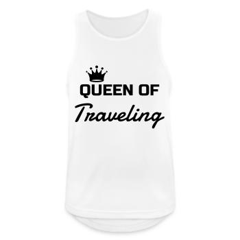 Reisen / Reisende / Urlaub / Tourismus - Männer Tank Top atmungsaktiv - Weiß - Vorne - Nick (188cm)
