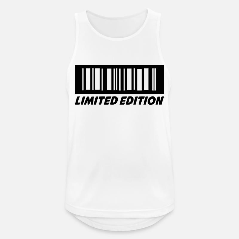 barcode_02 - Men's Breathable Tank Top - white