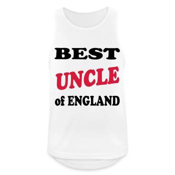 Best UNCLE - Men's Breathable Tank Top - white - Front - Nick (188cm)