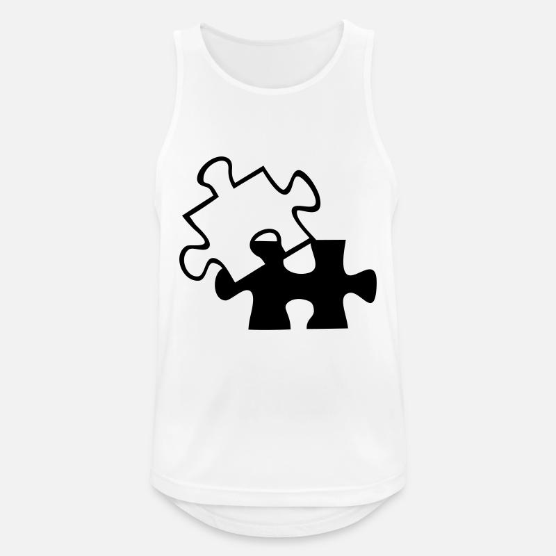 Wrong Part one color - Men's Breathable Tank Top - white