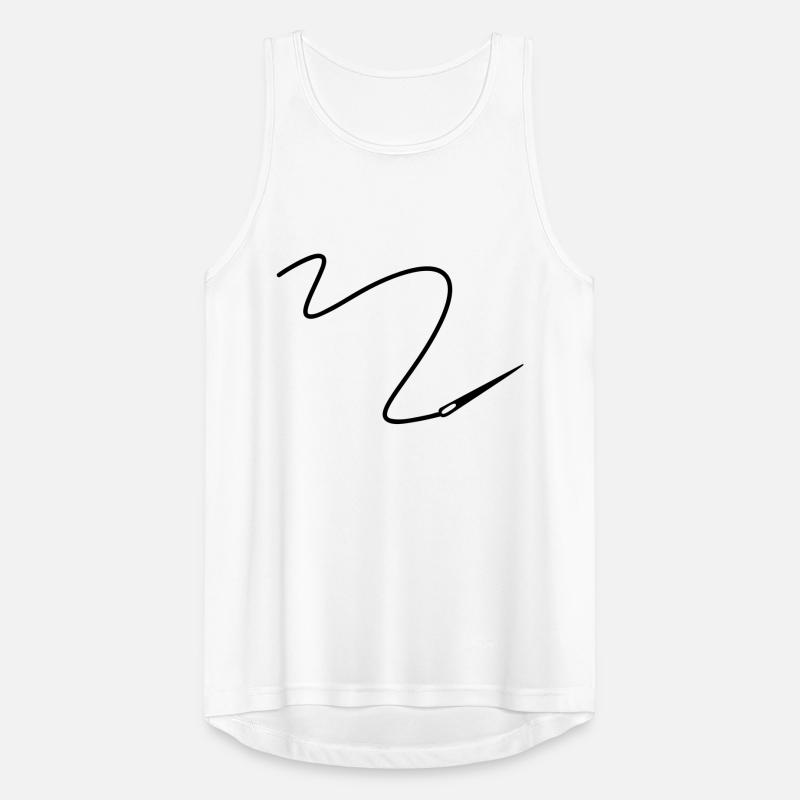 Needle with thread Men's Breathable Tank Top
