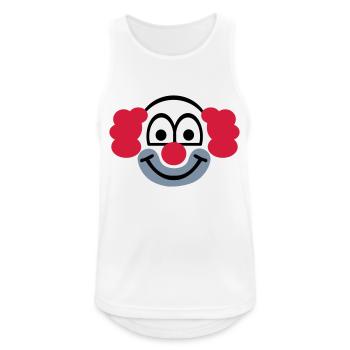 Clown - Débardeur respirant Homme - blanc - Devant - Nick (188cm)