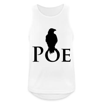 Poe Raven - Men's Breathable Tank Top - white - Front - Nick (188cm)