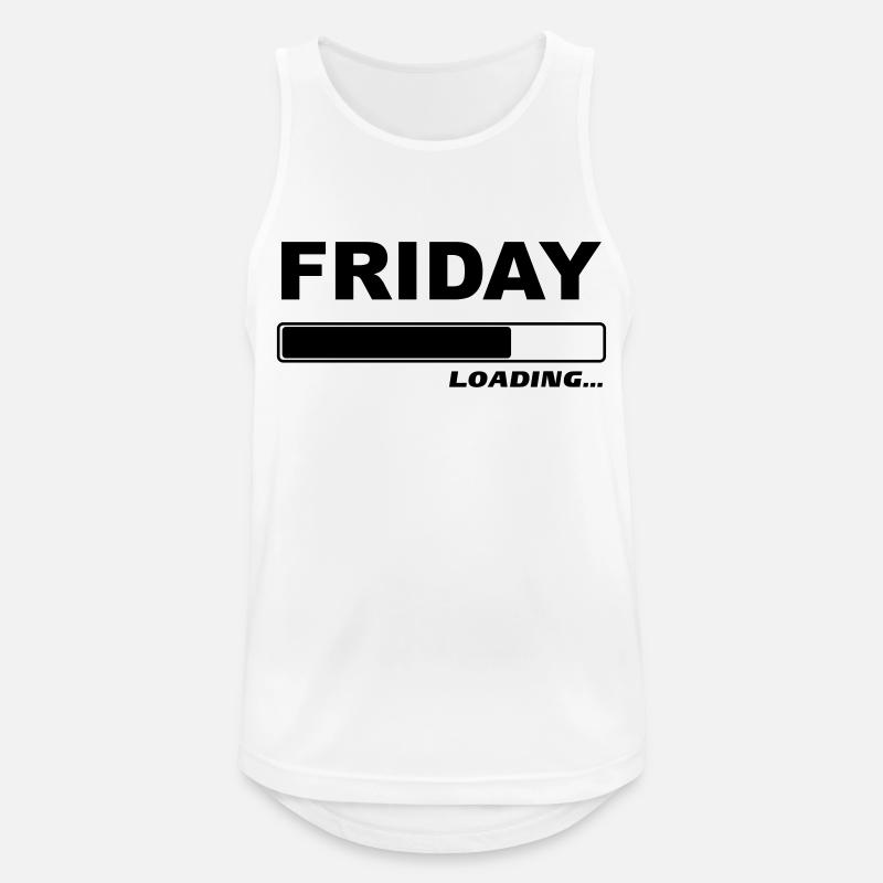 Friday 1c loading ... - Men's Breathable Tank Top - white