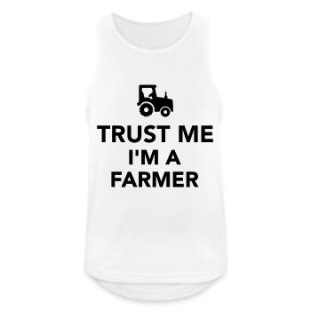 Bauer - Männer Tank Top atmungsaktiv - Weiß - Vorne - Nick (188cm)