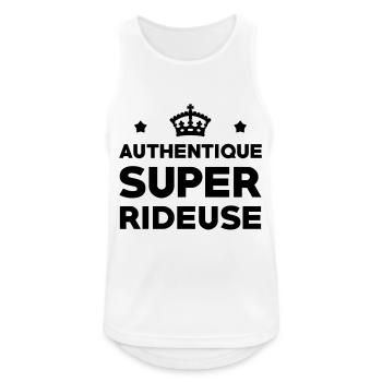 Rider / Ride / Rideuse / Sport Extrême - Débardeur respirant Homme - blanc - Devant - Nick (188cm)