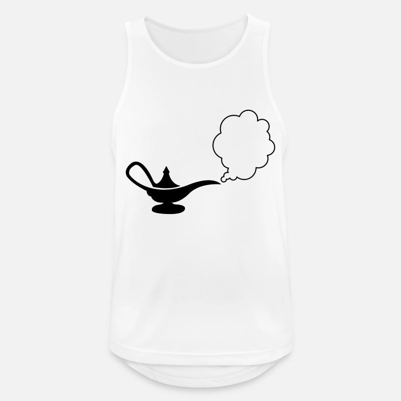 wunderlampe_01 - Männer Tank Top atmungsaktiv - Weiß