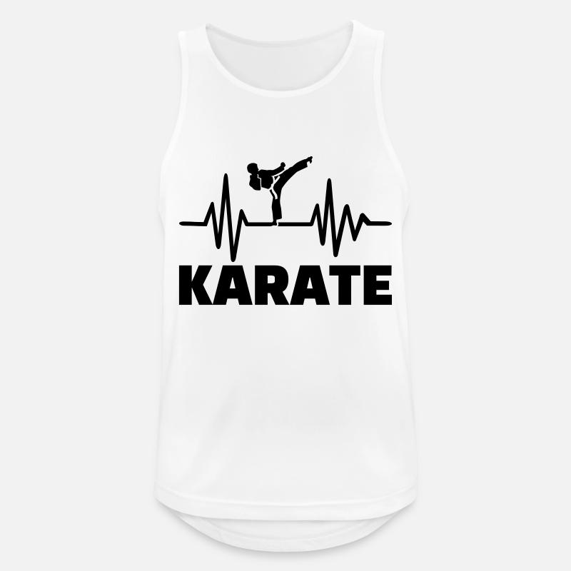 Karate - Men's Breathable Tank Top - white
