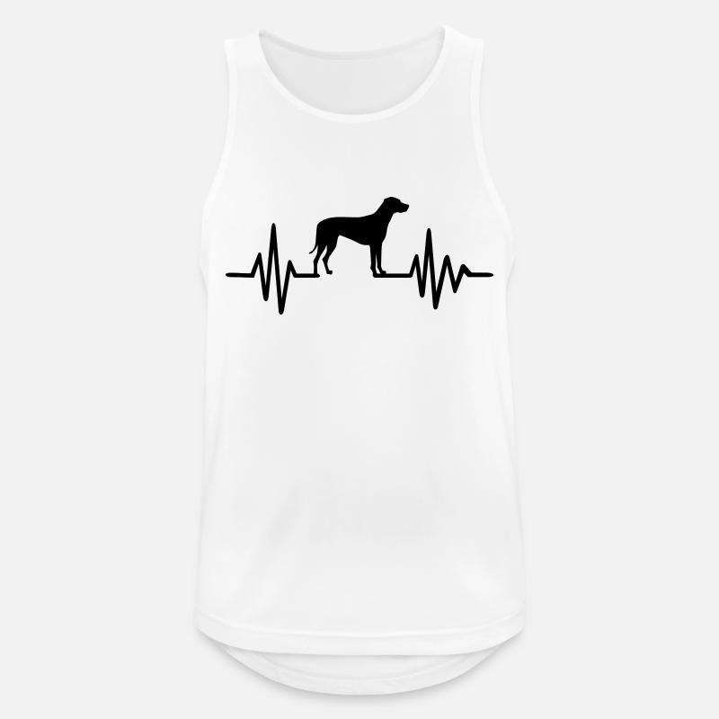 Rhodesian Ridgeback - Men's Breathable Tank Top - white
