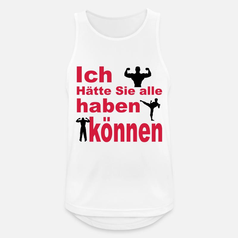 junggesellenabschied - Männer Tank Top atmungsaktiv - Weiß