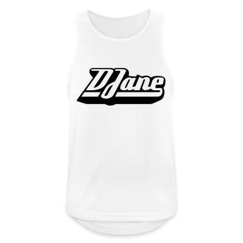 DJane - Débardeur respirant Homme - blanc - Devant - Nick (188cm)