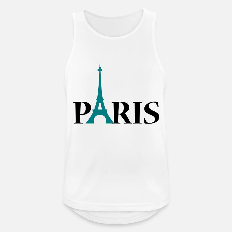 Paris Eiffeltoren / Eiffeltower / Tour Eiffel - Men's Breathable Tank Top - white