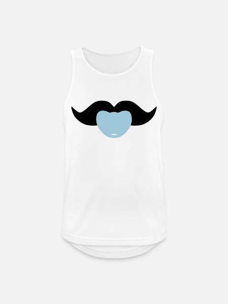 Baby Boy Mustache - Men's Breathable Tank Top - white