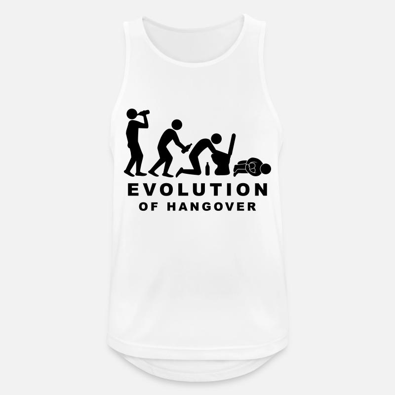 Evolution Hangover - Men's Breathable Tank Top - white