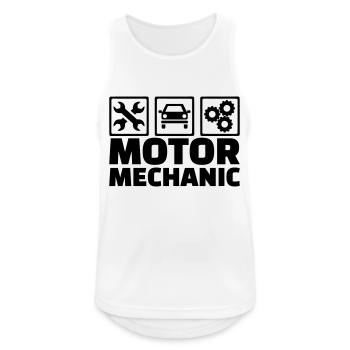 Motor mechanic - Men's Breathable Tank Top - white - Front - Nick (188cm)