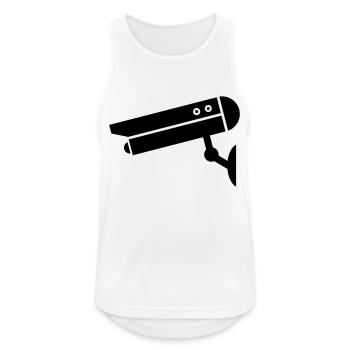 Camera Icon - Men's Breathable Tank Top - white - Front - Nick (188cm)