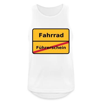 Cycling - Men's Breathable Tank Top - white - Front - Nick (188cm)