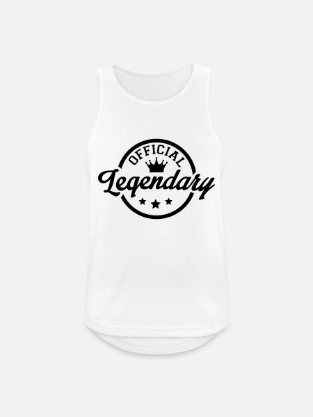 official_legendary_3f1 - Men's Breathable Tank Top - white