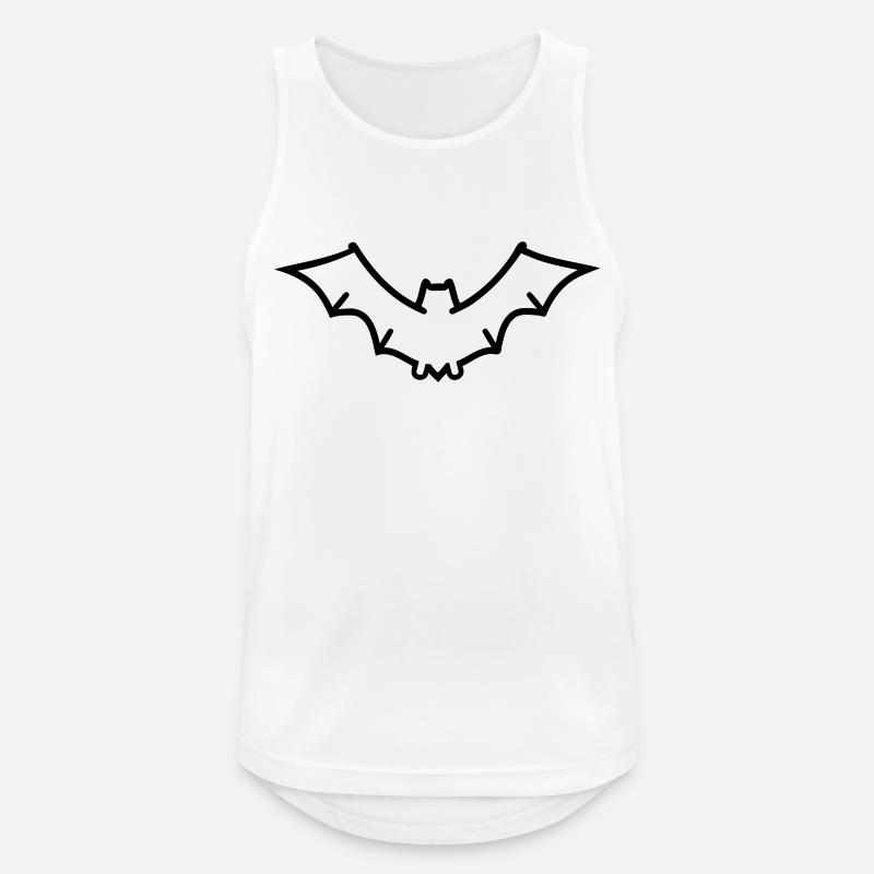 Bat - Men's Breathable Tank Top - white
