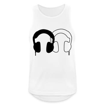 Casque - Débardeur respirant Homme - blanc - Devant - Nick (188cm)