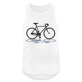 Bike, bicycle,beachcruiser, racing bicycle - Men's Breathable Tank Top - white - Front - Nick (188cm)