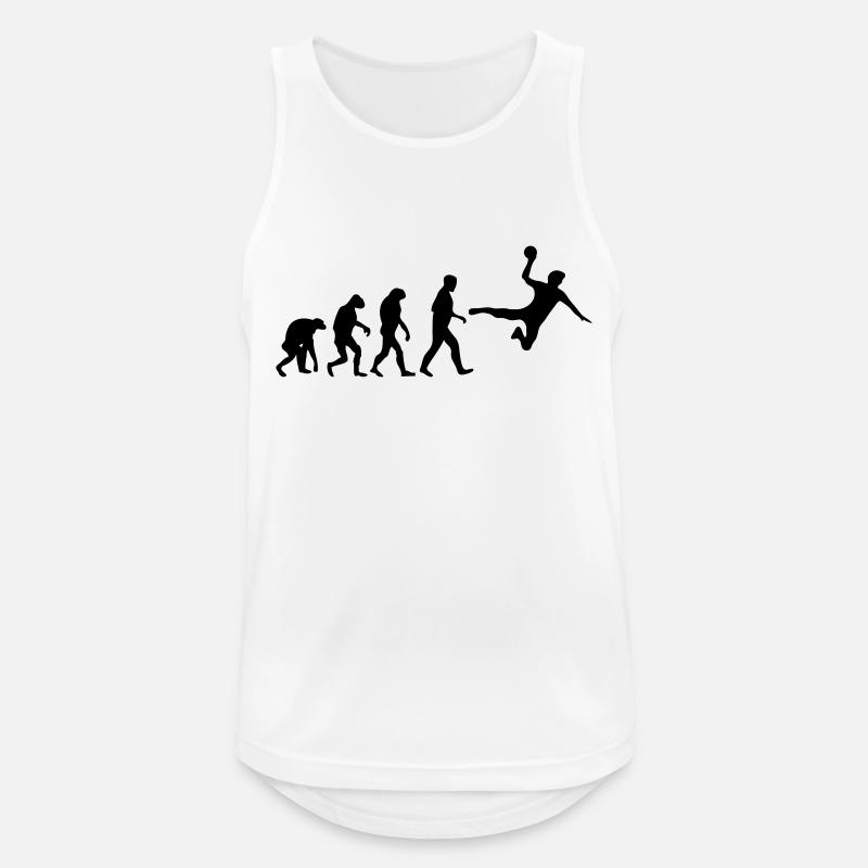 handball evolution - Men's Breathable Tank Top - white