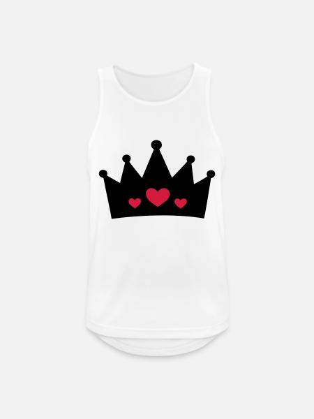 Crown (crown) 05.3 - Men's Breathable Tank Top - white